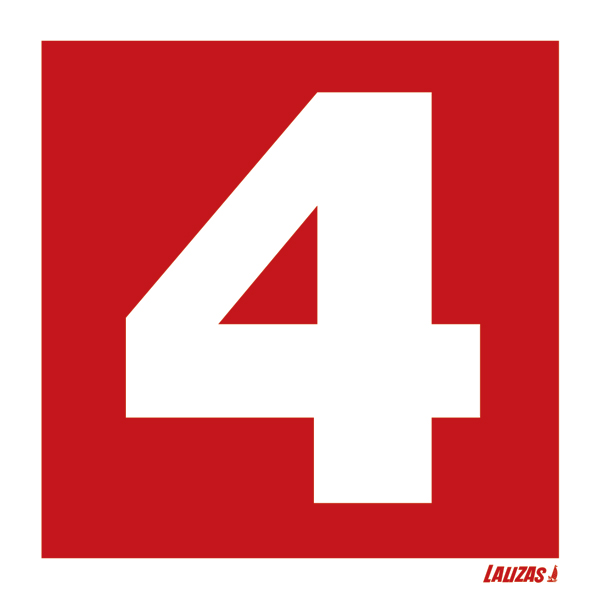 LALIZAS IMO SIGNS - Number 4