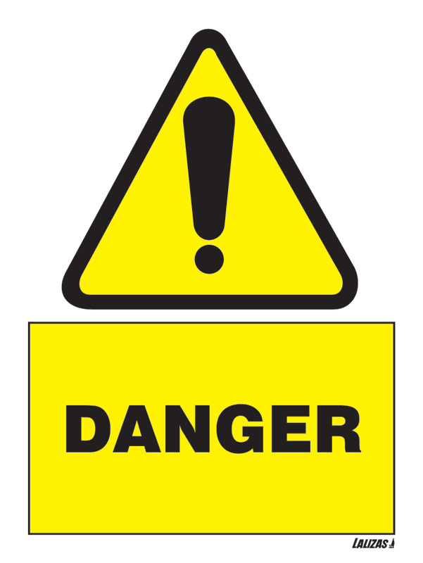 LALIZAS IMO SIGNS - Danger
