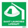 Dav. Launched Liferaft