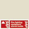 Fire Fighting Equipment Stored Inside