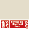 For Use On Electrical Fires (10x30)
