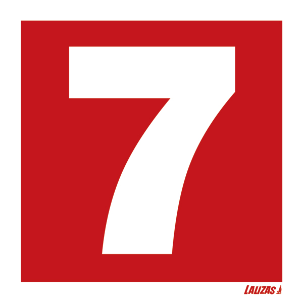 LALIZAS IMO SIGNS - Number 7