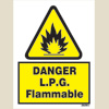 Danger - L.p.g. Flammable