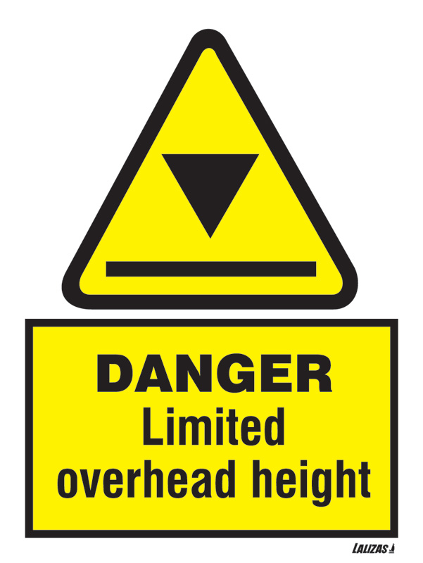 Danger - Limited Overhead Height
