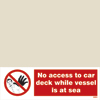 No Access To Car Deck