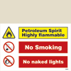 Petroleum Spirits Highly Flammable