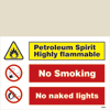Petroleum Spirits Highly Flammable