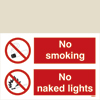 No Smoking & Naked Lights
