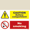 Caution Battery Compartment