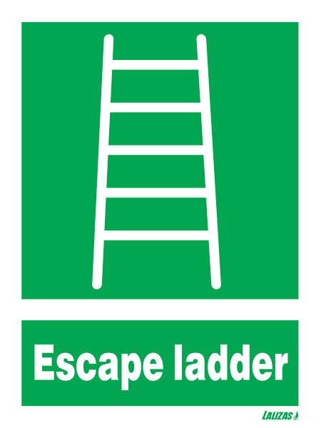 lalizas imo signs escape ladder self powered lighting exit signs