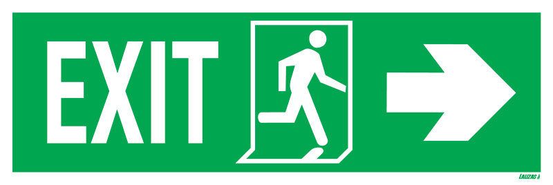Exit Left-man Run Right-arrow Right