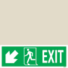 Exit Right-man Run Left-arrow Down/left