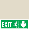 Exit Left-man Run Right-arrow Down