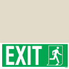 Exit Left-man Run Right