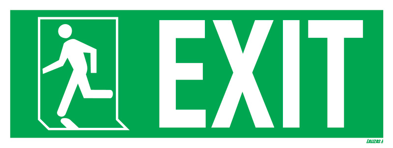 Exit/run Man Left