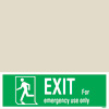 Emergency Exit/run Man Left