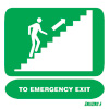 To Emergency Exit Upstairs Right