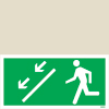 Man Running Left Down