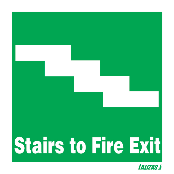 lalizas imo signs stairs to fire exit self powered lighting exit signs